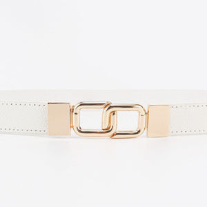 Geometric Double Buckle Elastic Belt