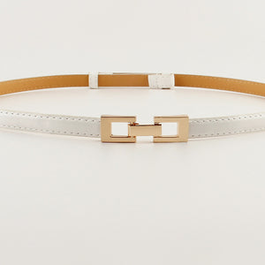 PU Skinny Belt