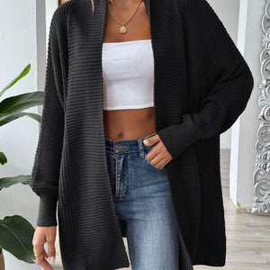 Open Front Long Sleeve Cardigan