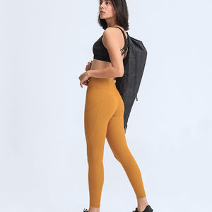 Millennia Wide Waistband Leggings with Pockets