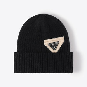 HAPPY Contrast Beanie