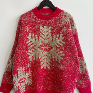 Christmas Element Round Neck Sweater