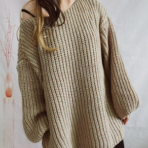 Boat Neck Long Sleeve Sweater with Belt