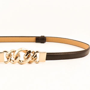 PU Skinny Belt