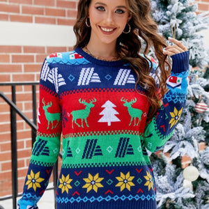 Christmas Round Neck Sweater