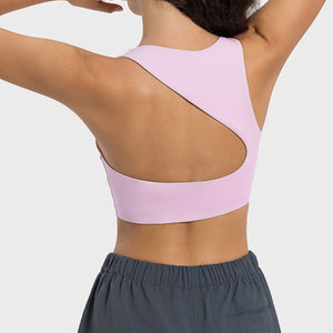 Millennia Cutout Round Neck Active Tank