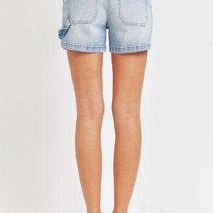 Risen Full Size High Rise Denim Shorts