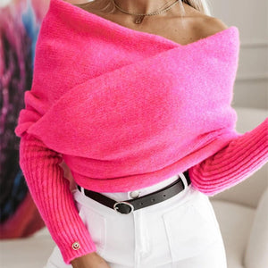 Long Sleeve Cropped Knit Top