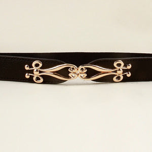 Alloy Buckle Elastic Belt