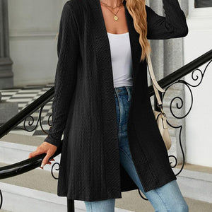 Open Front Long Sleeve Cardigan