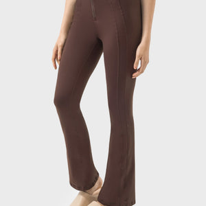 Millennia Zipper Detail High Waist Active Pants