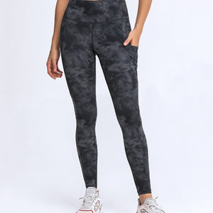 Millennia Wide Waistband Leggings with Pockets