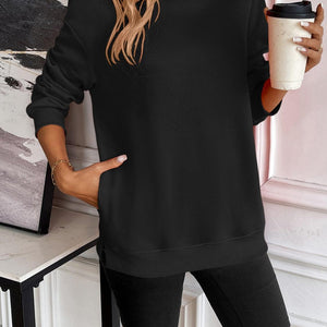 Ivy Lane Round Neck Long Sleeve Sweatshirt