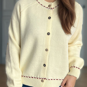 Button Down Long Sleeve Cardigan