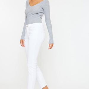 Kancan Mid Rise Ankle Skinny Jeans