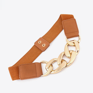 Chain Detail Elastic Belt