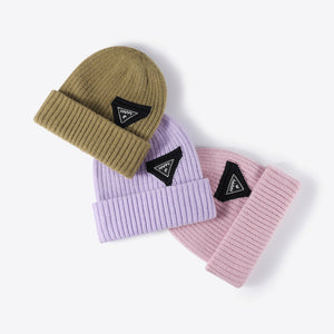 HAPPY Contrast Beanie