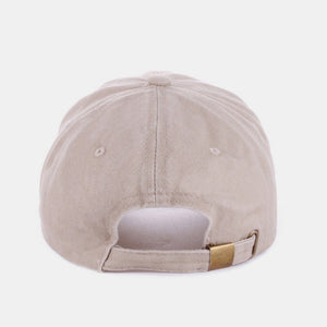 Zenana Washed Embroidered City Baseball Cap