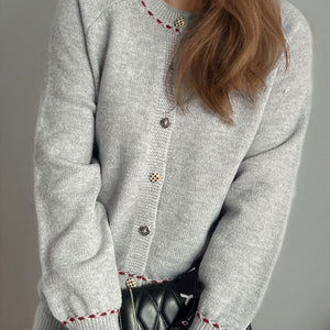 Button Down Long Sleeve Cardigan