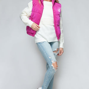 Snobbish Fine Fur Lining Quilted Vest