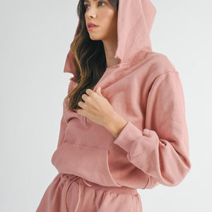 MABLE French Terry Hooded Romper