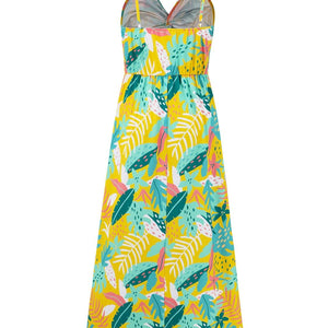 Twisted Printed V-Neck Cami Dress