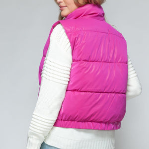 Snobbish Fine Fur Lining Quilted Vest