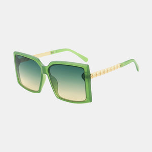 Polycarbonate Frame Square Sunglasses