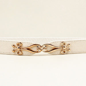 Alloy Buckle Elastic Belt