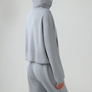 Millennia Zip Up Dropped Shouder Active Hooded