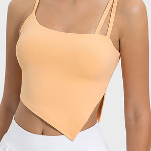 Millennia Slit Asymmetrical Neck Active Cami