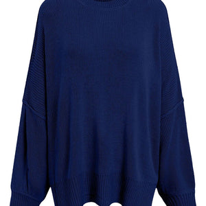 Round Neck Long Sleeve Sweater