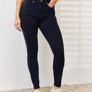 Judy Blue Full Size Garment Dyed Tummy Control Skinny Jeans