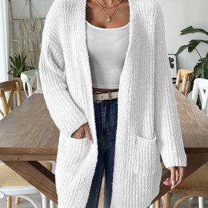 Open Front Long Sleeve Cardigan