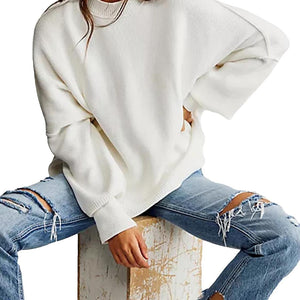 Round Neck Long Sleeve Sweater