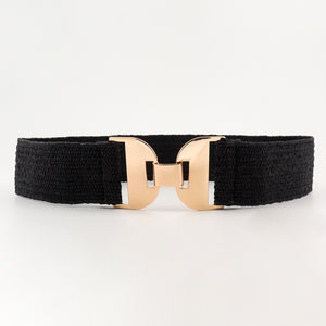 Alloy Buckle Elastic Belt