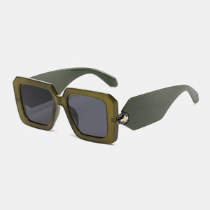 Polycarbonate Frame Square Sunglasses