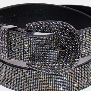 Fame Rhinestone Embellished Belt