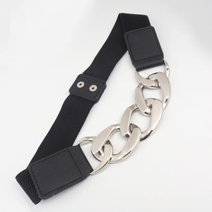 Chain Detail Elastic Belt