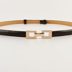 PU Skinny Belt