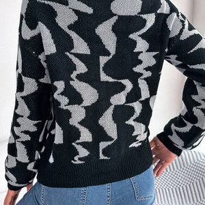 Round Neck Long Sleeve Sweater