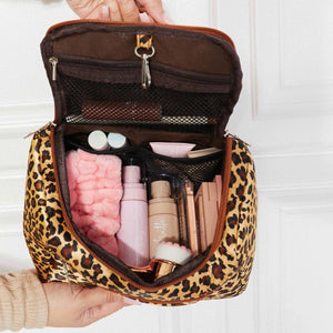 Printed Makeup Bag with Strap