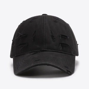 Distressed Adjustable Baseball Cap