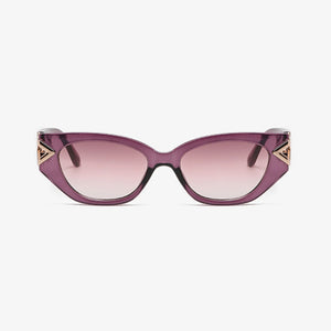 Polycarbonate Frame Cat-Eye Sunglasses