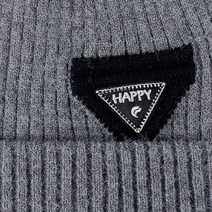 HAPPY Contrast Beanie