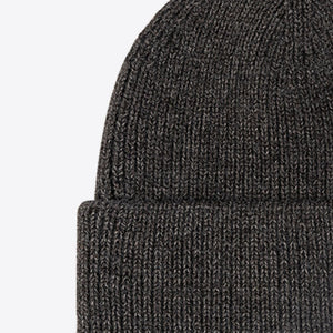 Letter N Patch Cuffed Knit Beanie