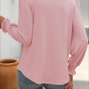 Mandy Square Neck Long Sleeve Top