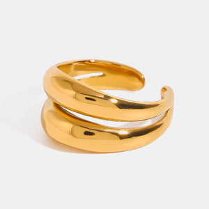 Stainless Steel Double-Layered Ring