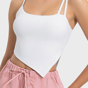 Millennia Slit Asymmetrical Neck Active Cami