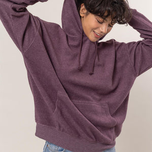 HYFVE Brushed Long Sleeve Hoodie with Kangaroo Pocket